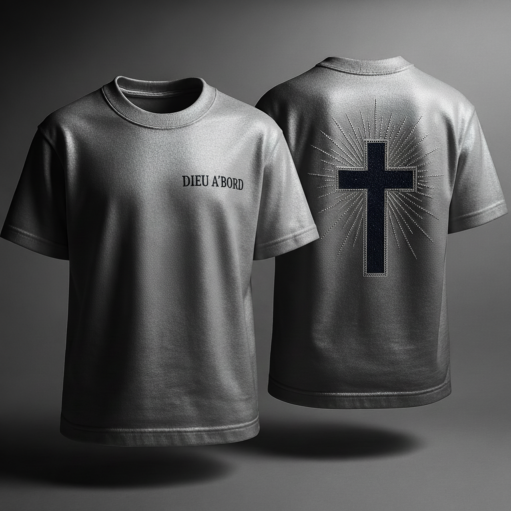 Divine light cross tee