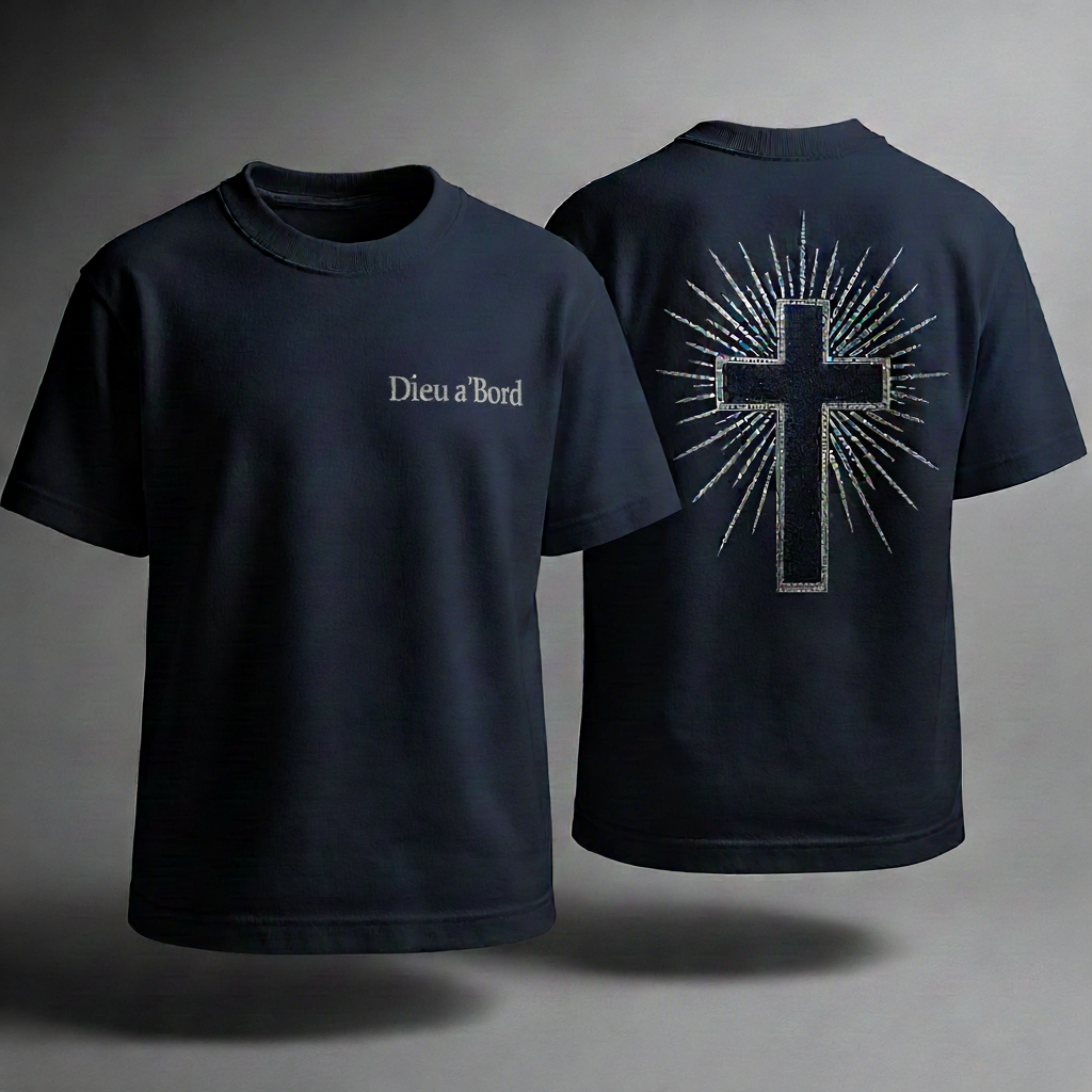 Divine light cross tee